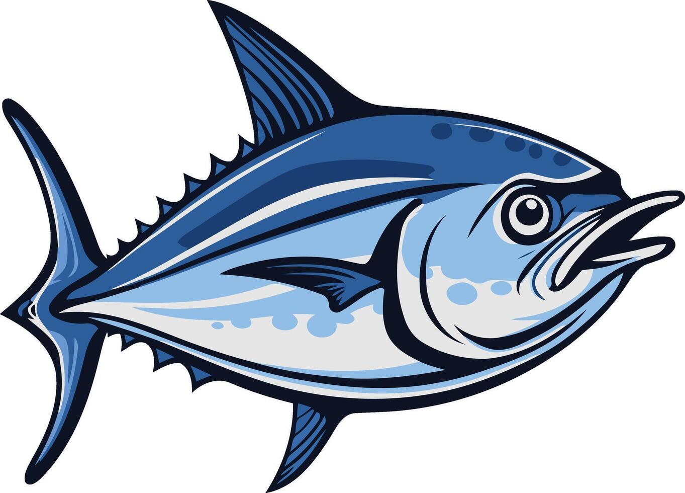 Bluefin Tuna Illustration vector