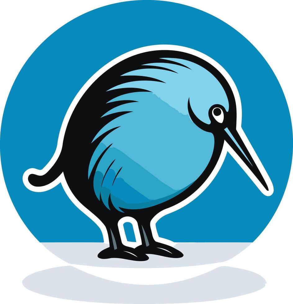 Illustration of a Kiwi Bird vector