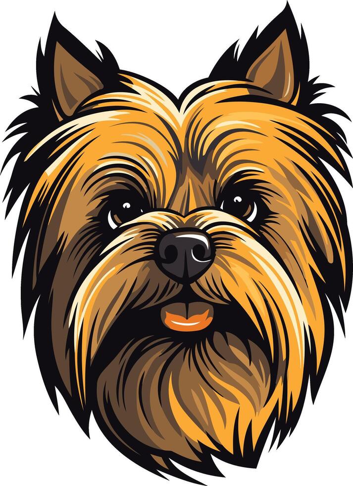 Yorkshire Terrier Portrait vector