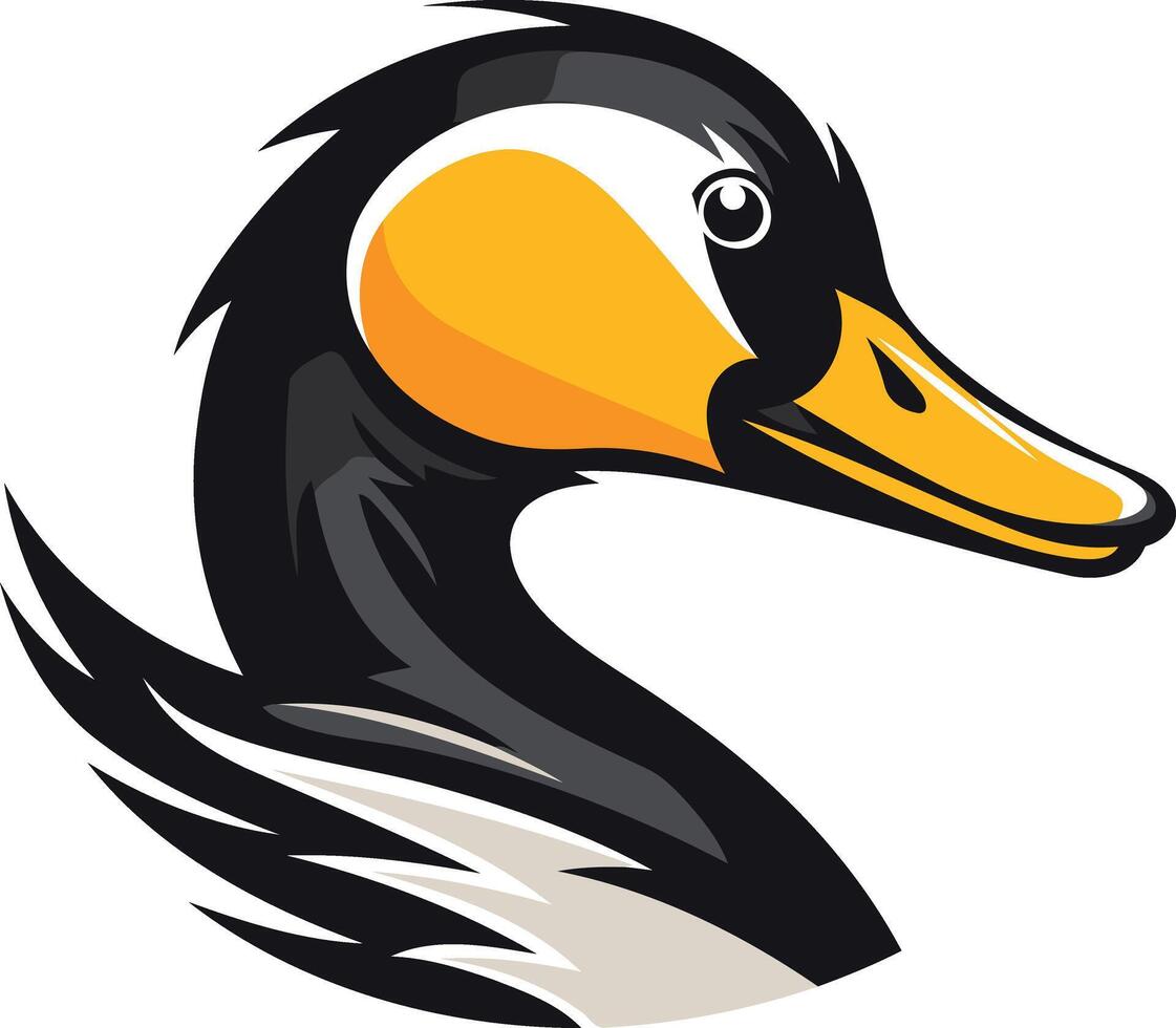 Goose Head Mascot Design vector
