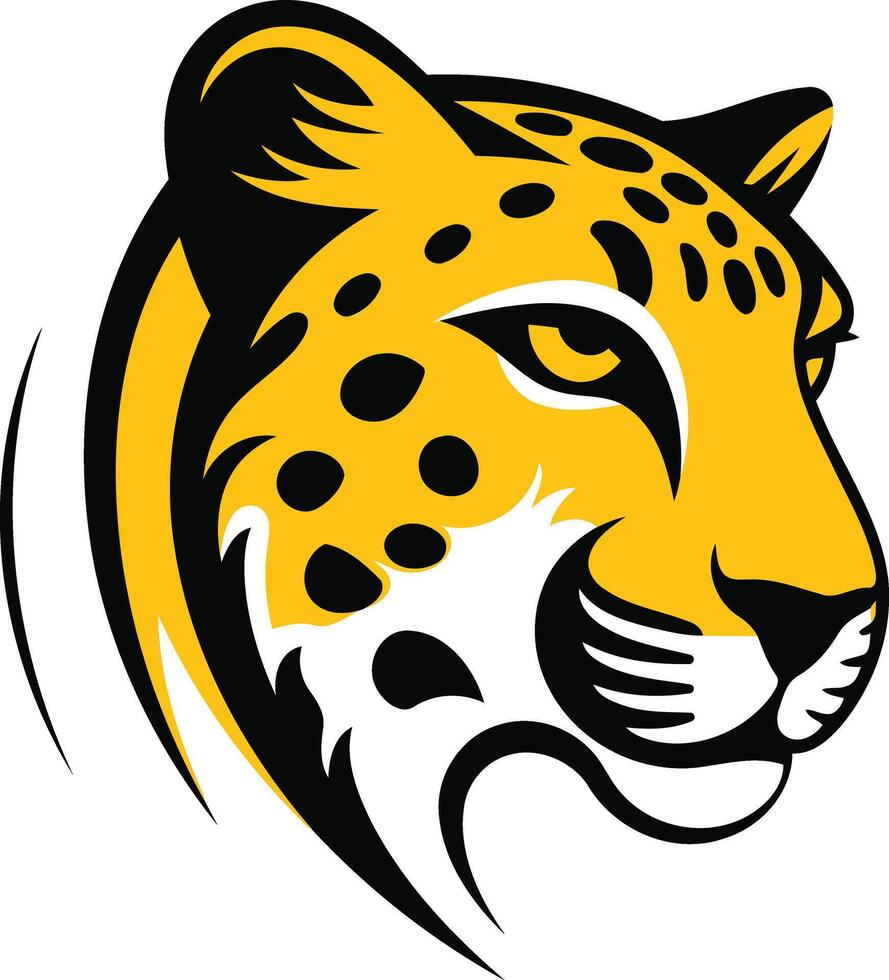 Cheetah Head Mascot Design vector