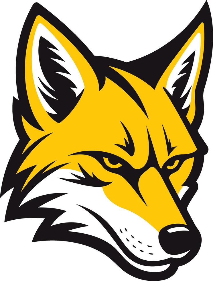 Fox Head Mascot Illustration vector