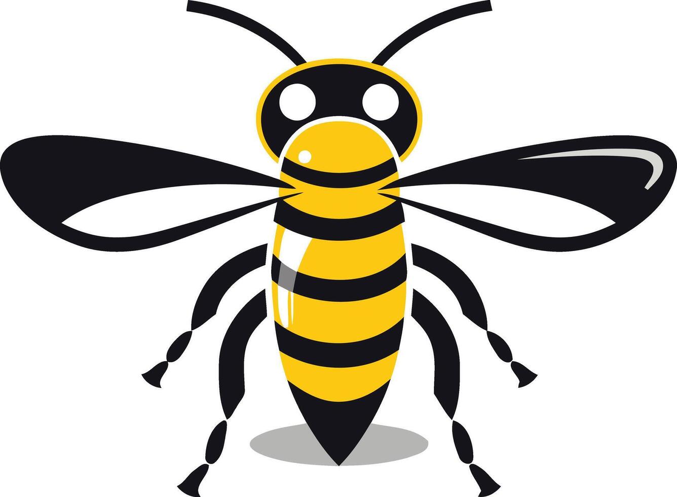 Cartoon Bee Illustration vector