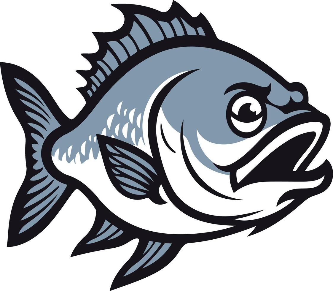 Cartoon Fish Illustration vector