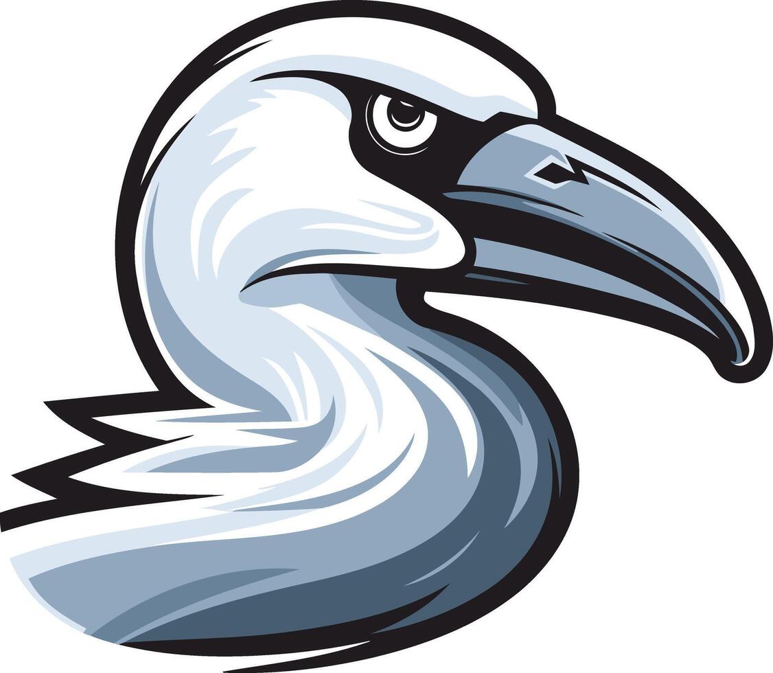 Powerful Albatross Portrait vector