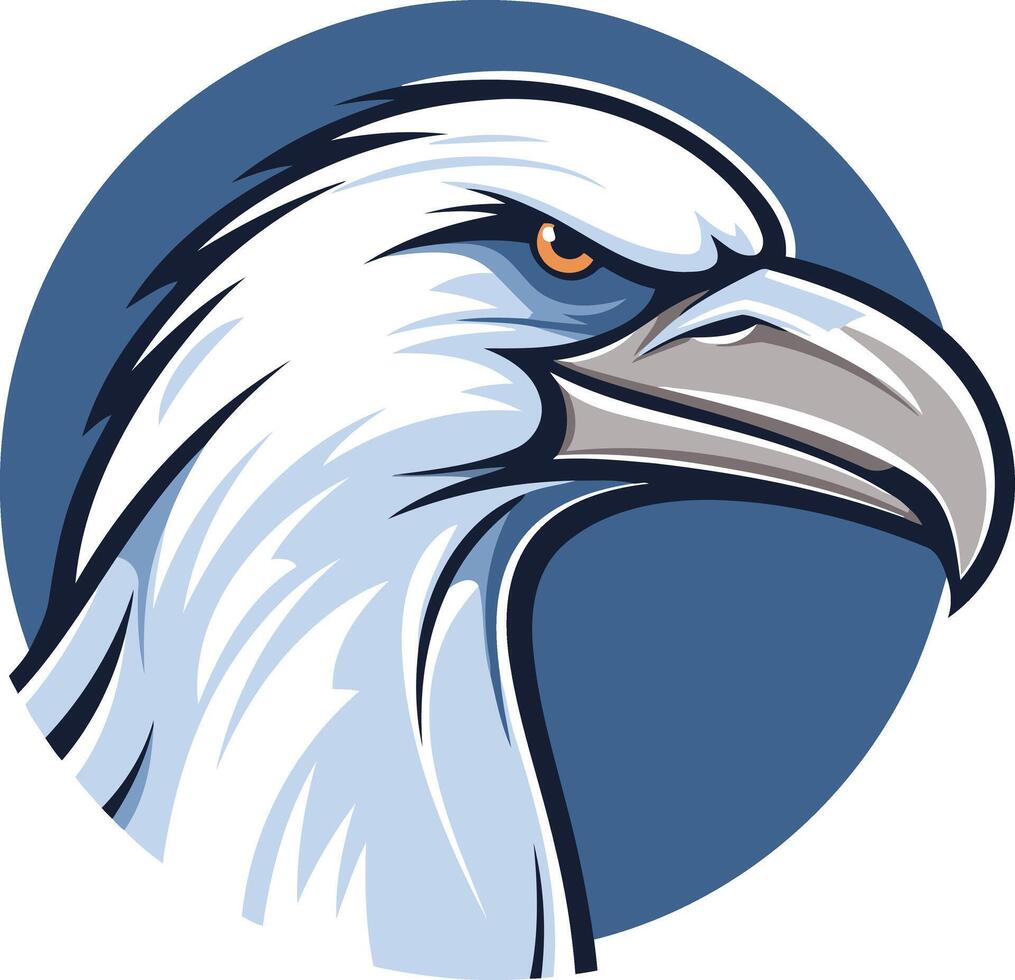 Bald Eagle Head Illustration vector