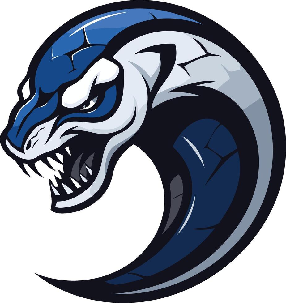 Cobra Mascot with an Aggressive Pose vector