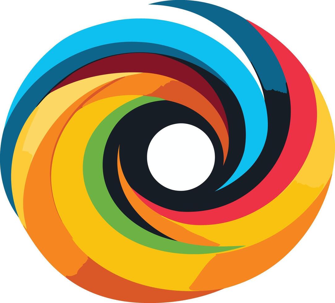 Colorful Swirling Abstract Design vector