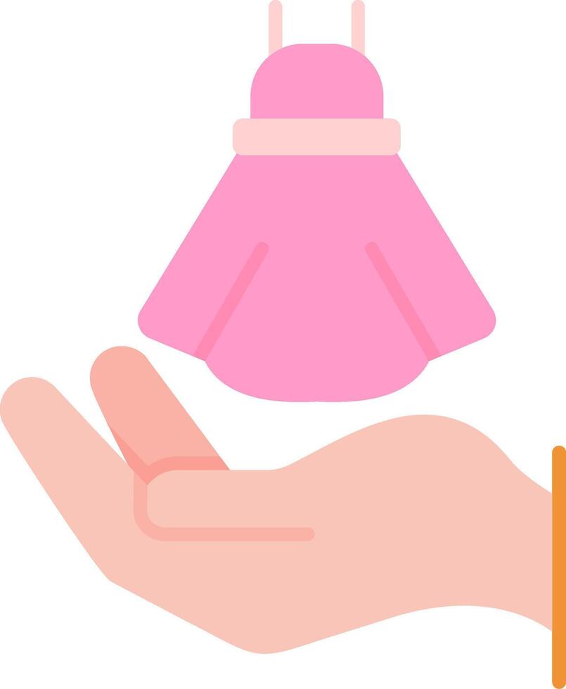 Dressing Assistance Flat Icon vector