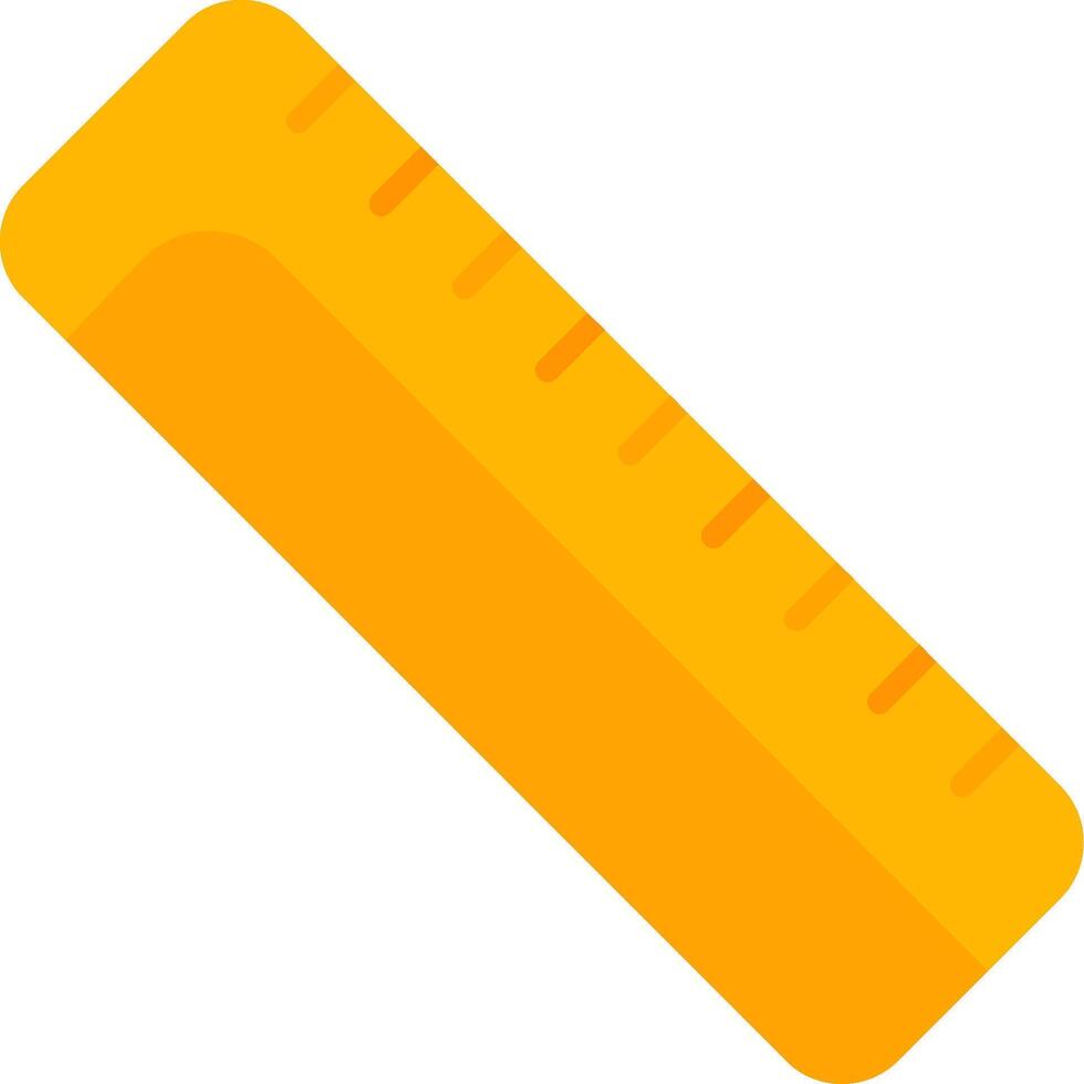 Ruler Flat Icon vector