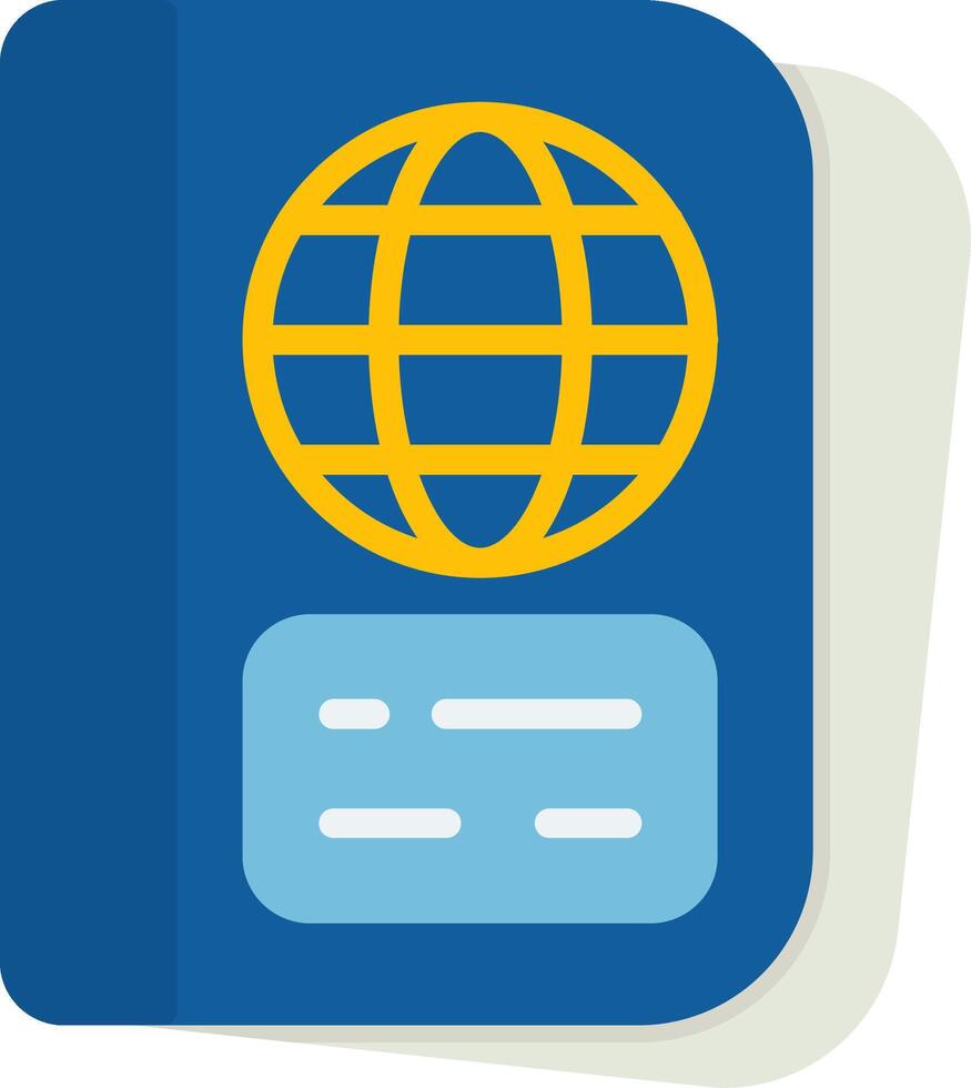 Passport Flat Icon vector