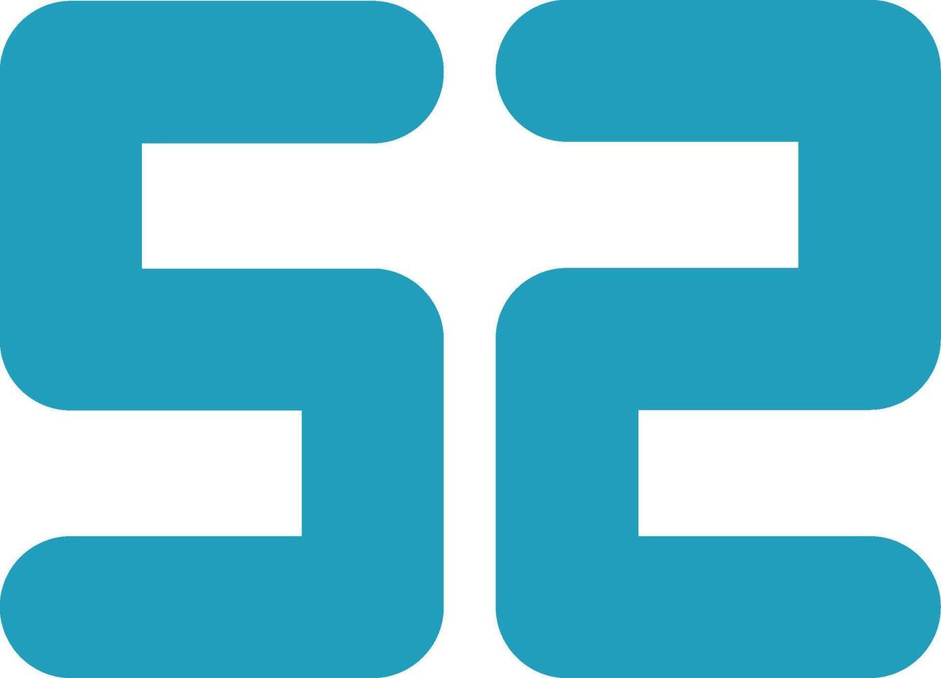 Fifty Two Flat Icon vector