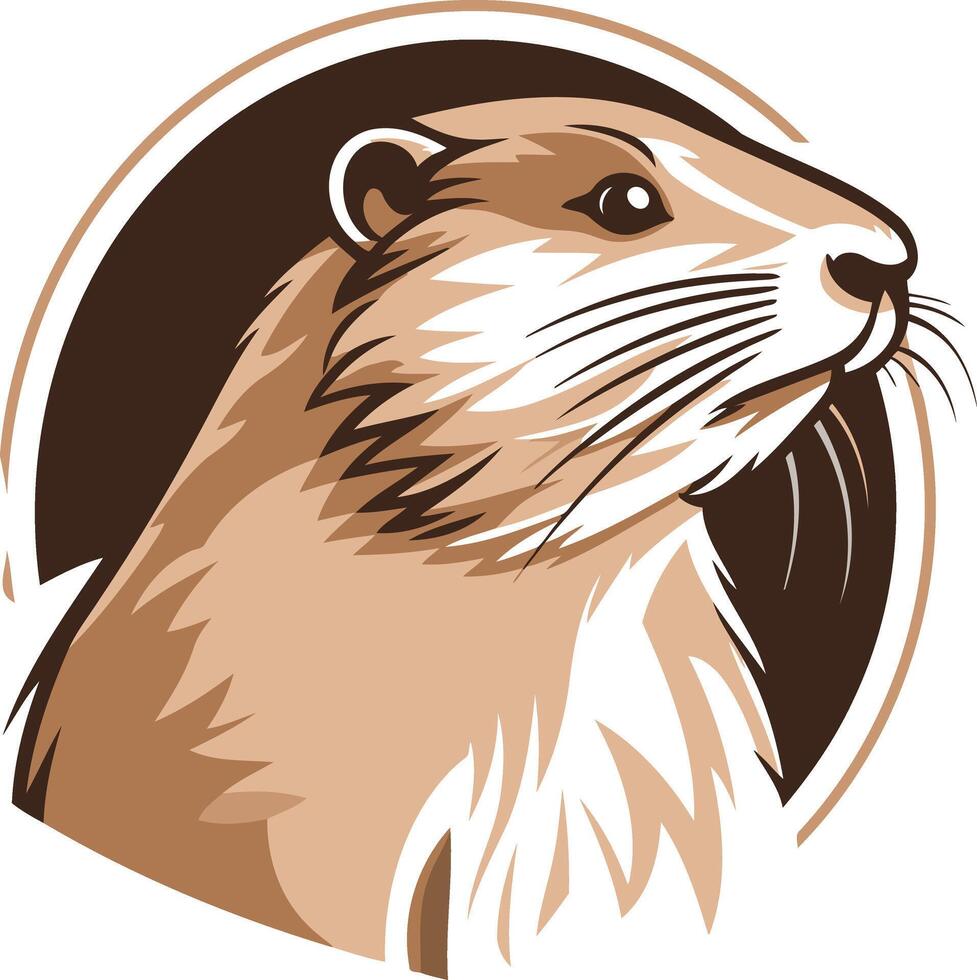 Alert Prairie Dog Illustration vector