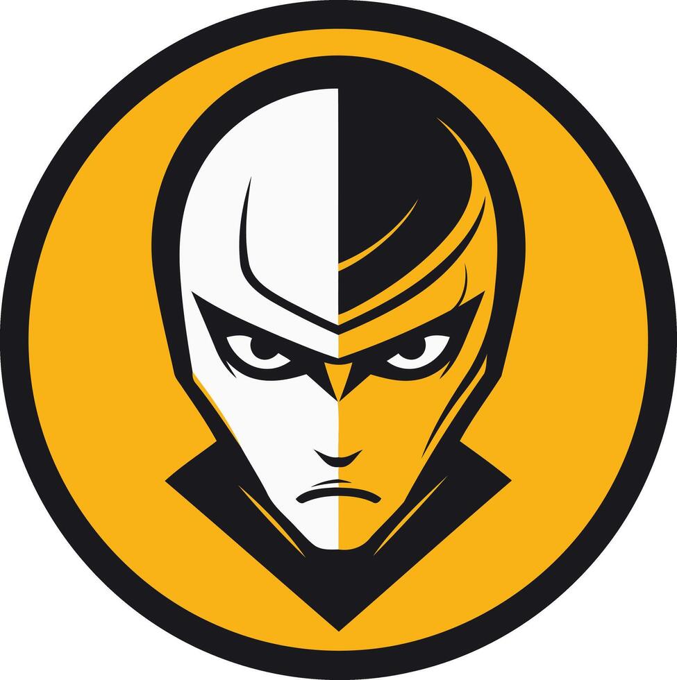 The Masked Hero's Gaze vector