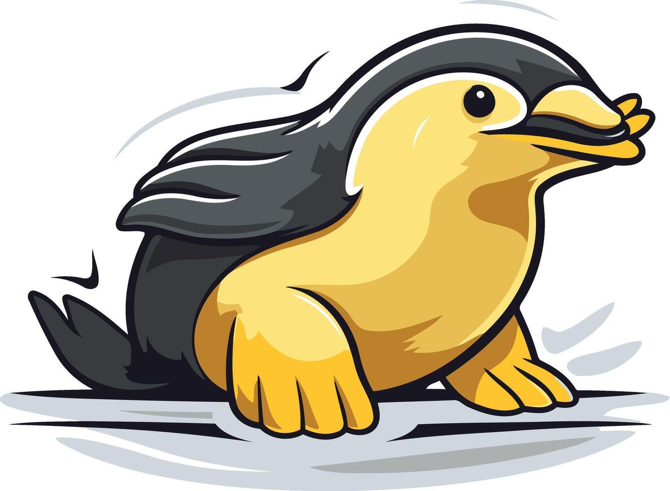 Cartoon Penguin Illustration vector