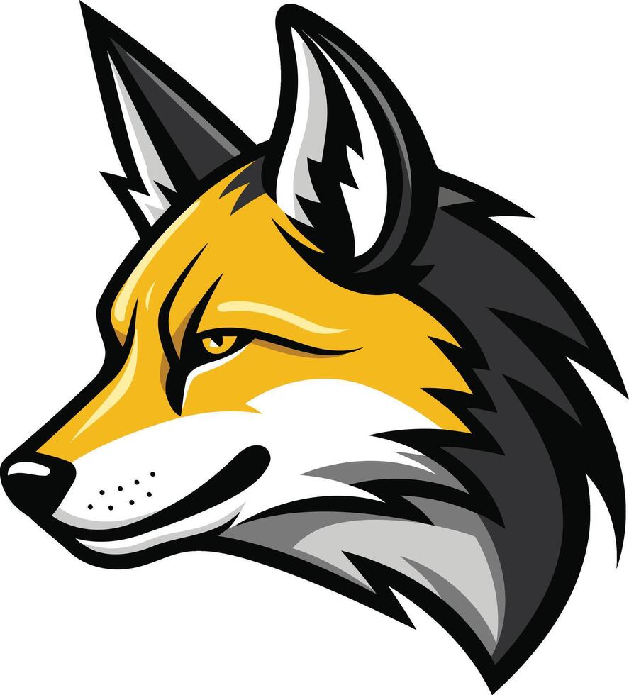 Fox Head Mascot Illustration vector