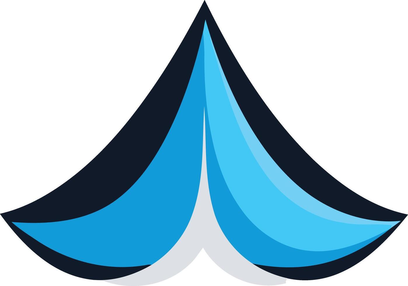 Abstract Geometric Design with Blue and White vector