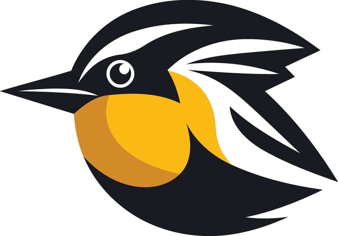 Stylized Bird Illustration vector