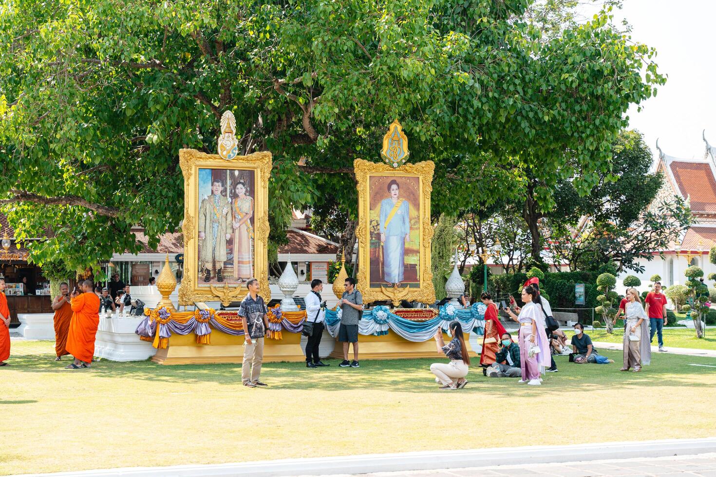 Bangkok,Thailand - February, 14 2023 Wat Arun is a Buddhist temple in the Bangkok Yai district of Bangkok, Thailand. It is situated on Thonburi on the west bank of the Chao Phraya River. photo
