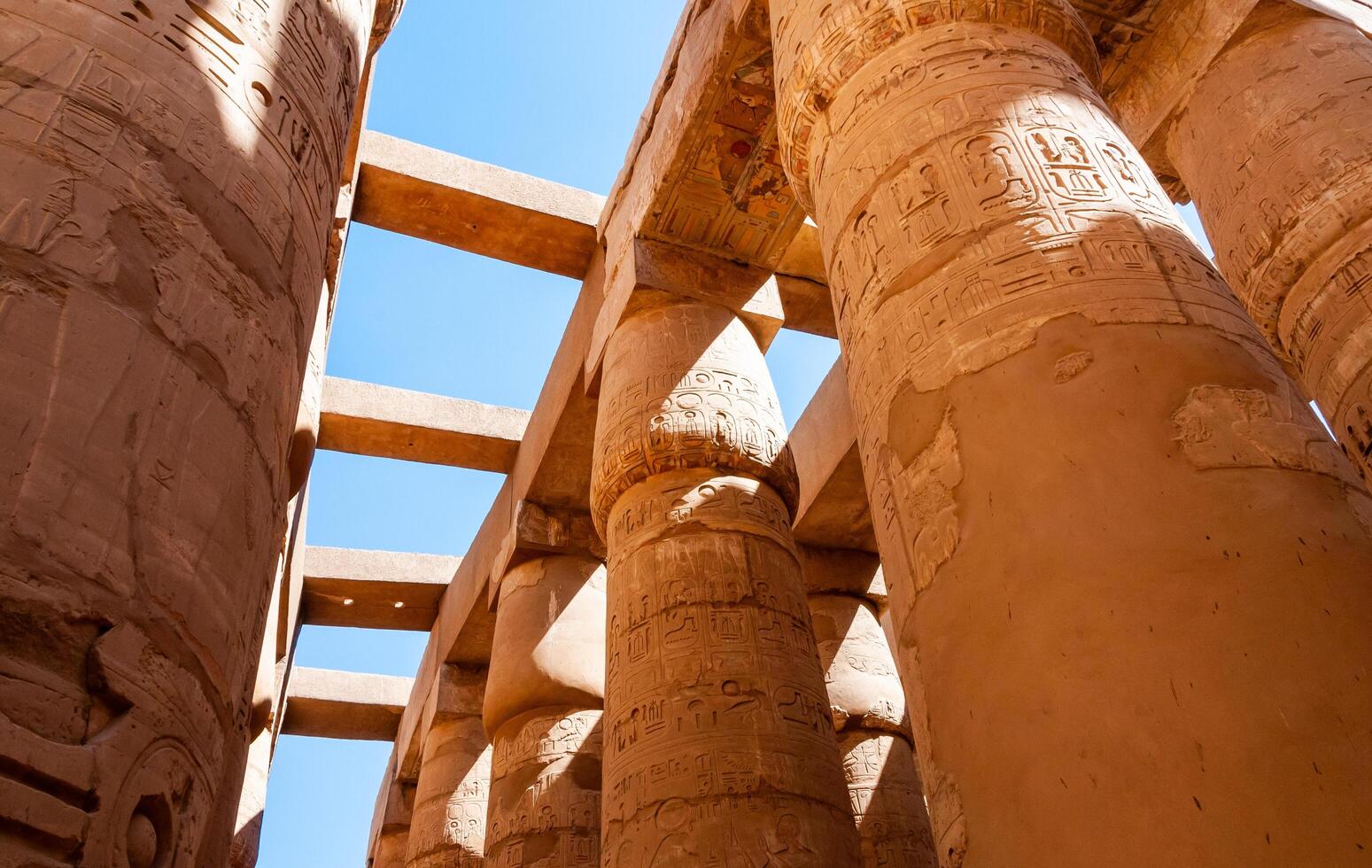 EGYPT, KARNAK - MARCH 01, 2019 ruins of an ancient temple complex in Karnak, Egypt photo