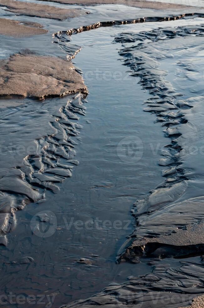Kuyalnik Liman, water flows out of mud baths and flows into Kuyalnik Liman photo