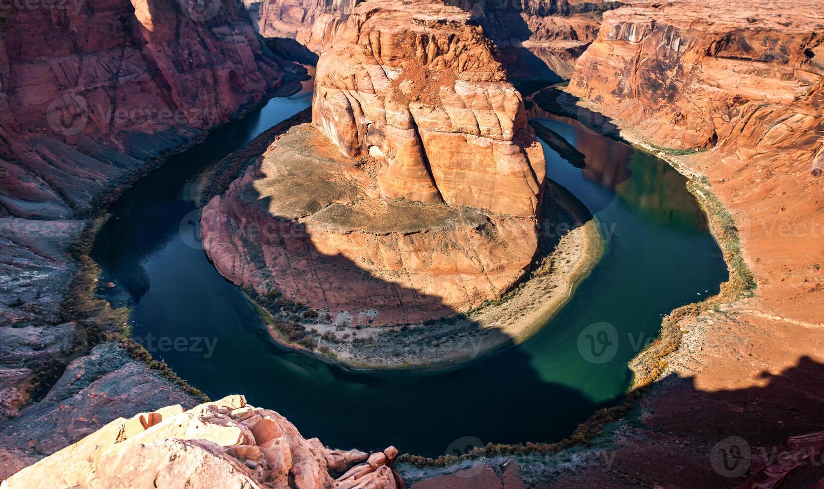 Horseshoe Bend on Colorado River in Glen Canyon, part of Grand canyon photo
