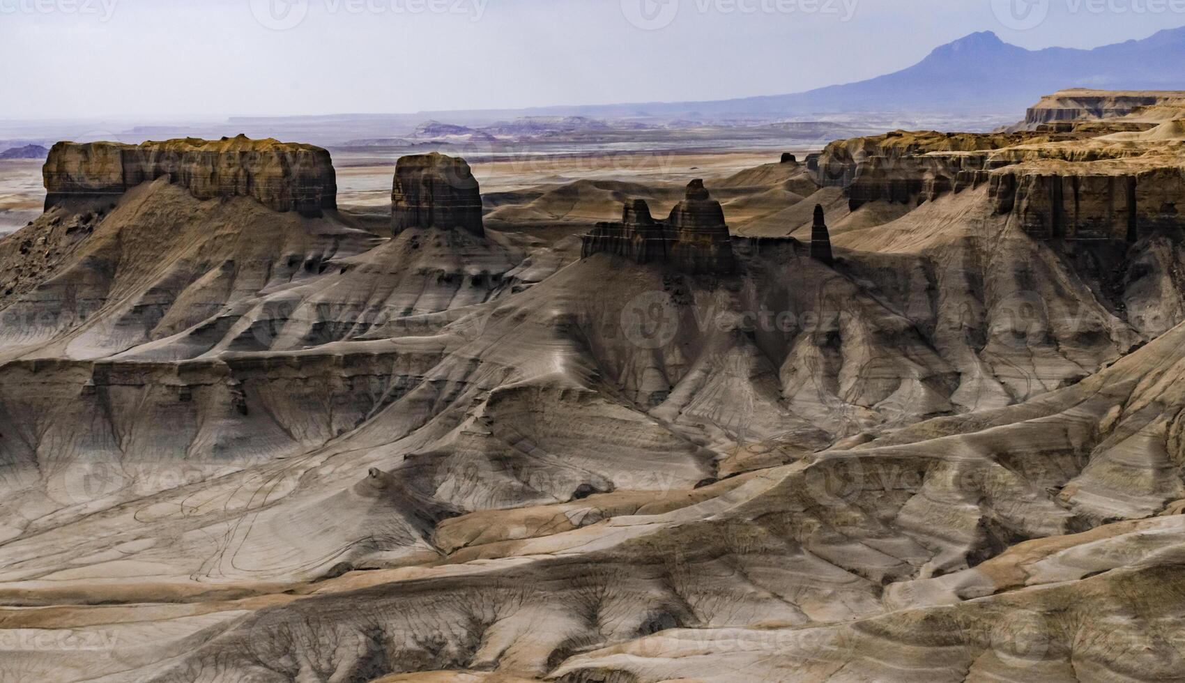 Skyline View overlook of the Blue Valley near Factory Butte, Utah, US photo