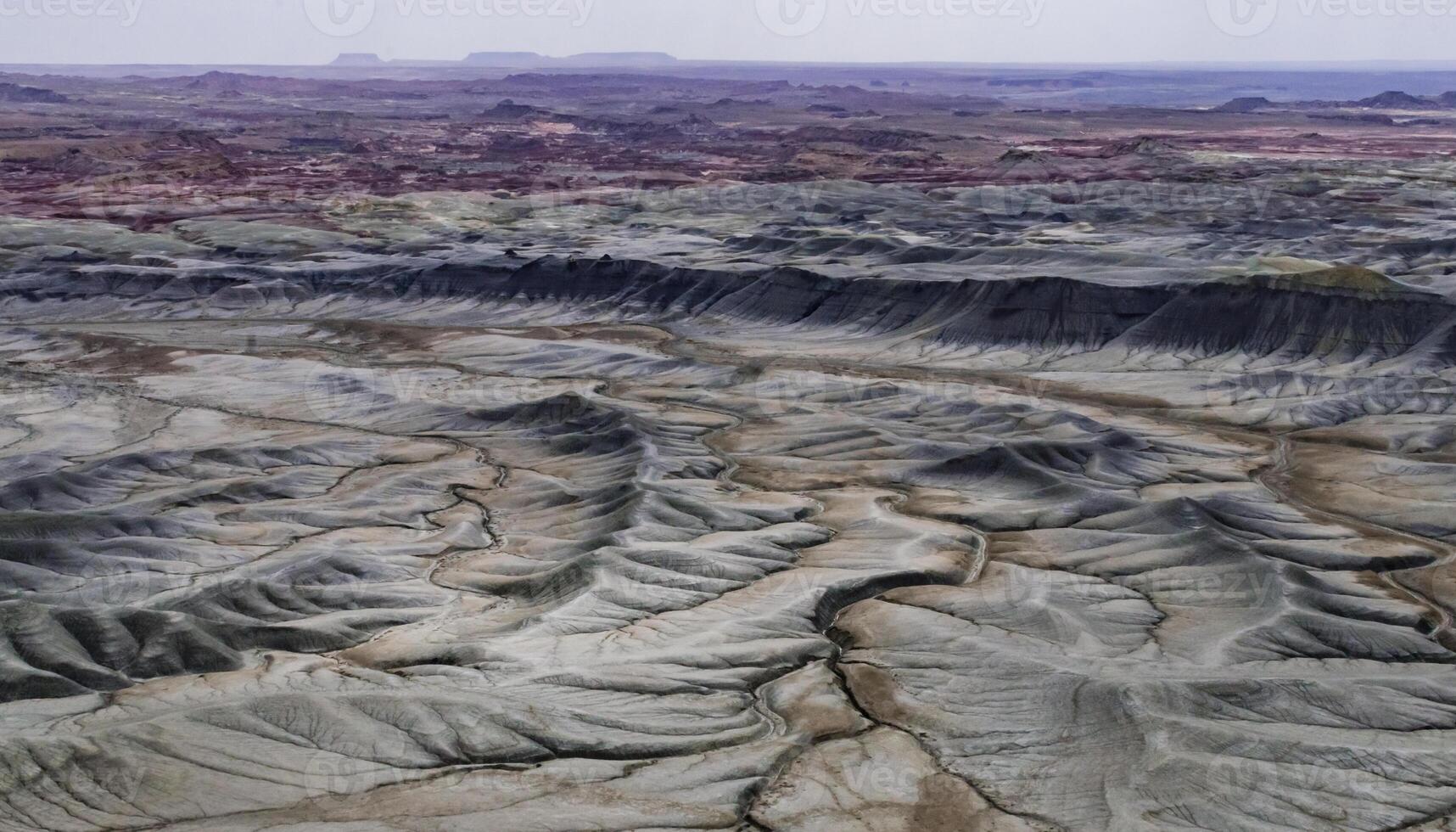 Skyline View overlook of the Blue Valley near Factory Butte, Utah, US photo
