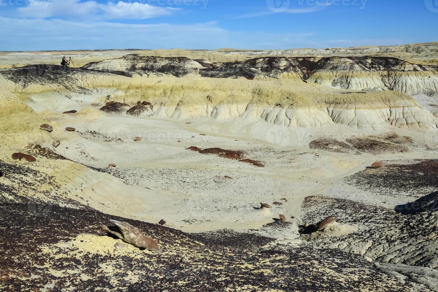 Weird sandstone formations created by erosion at Ah-Shi-Sle-Pah Wilderness Study Area in San Juan County near the city of Farmington, New Mexico. photo