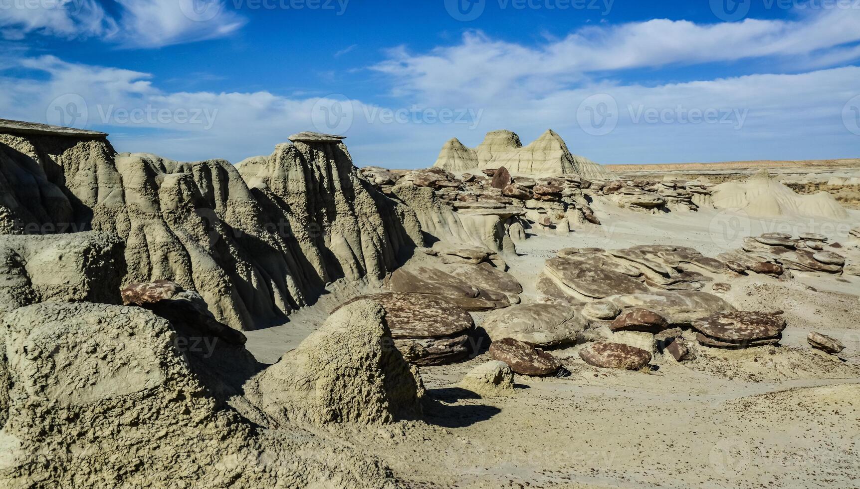 Rock formations at the Ah-shi-sle-pah Wash, Wilderness Study Area, New Mexico photo