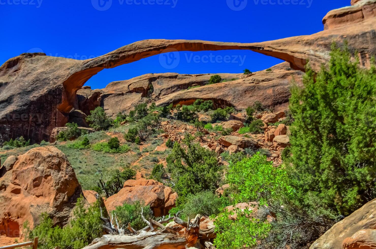 Landscape Arch is one of the major arches on the Devils Garden trail. Arches NP in Moab, Utah photo