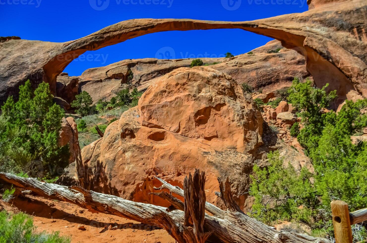 Landscape Arch is one of the major arches on the Devils Garden trail. Arches NP in Moab, Utah photo
