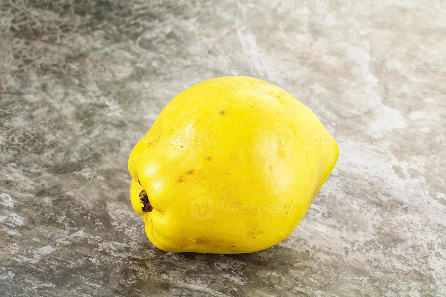 Ripe sweet organic quince fruit photo