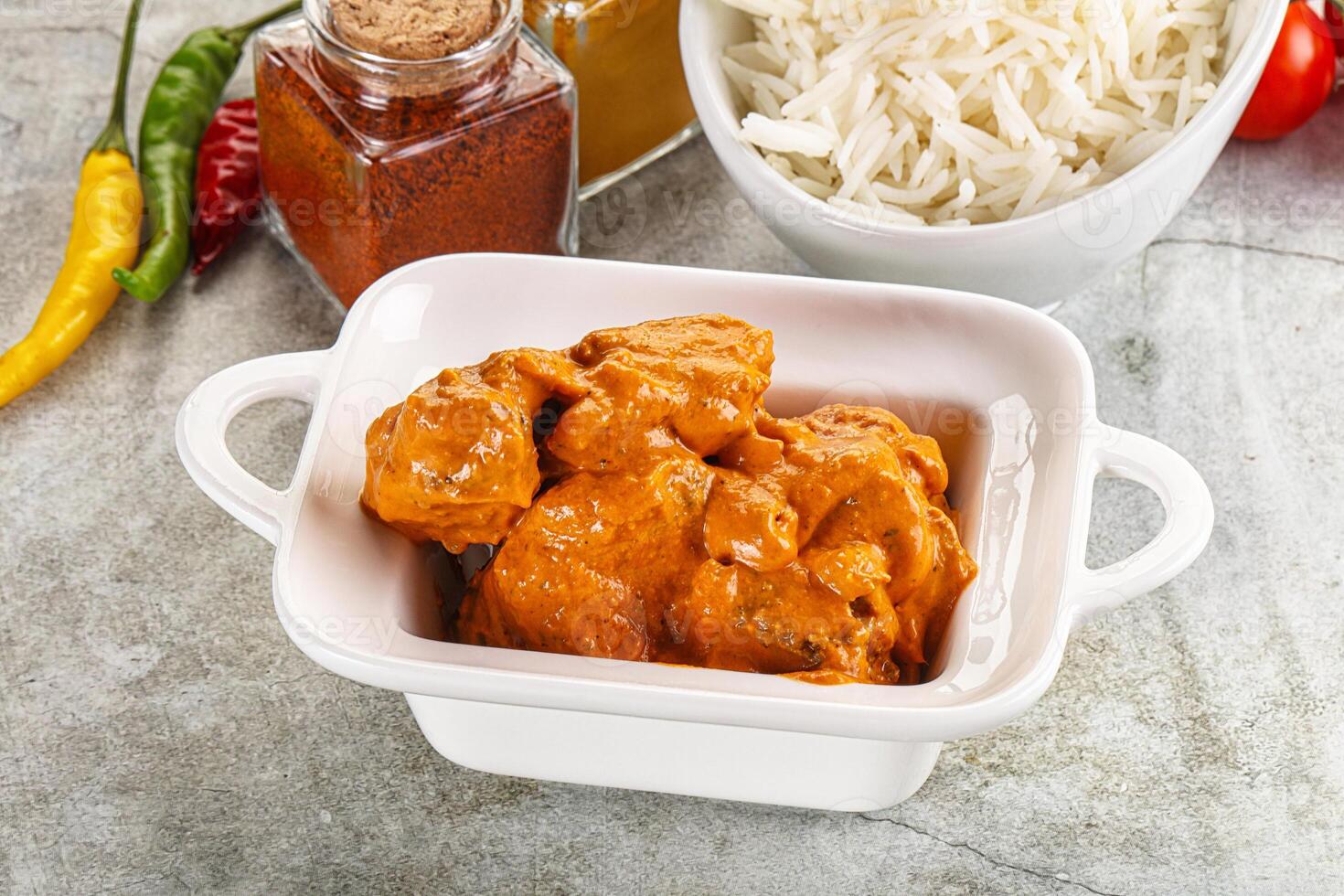 Indian cuisine - chicken butter masala photo