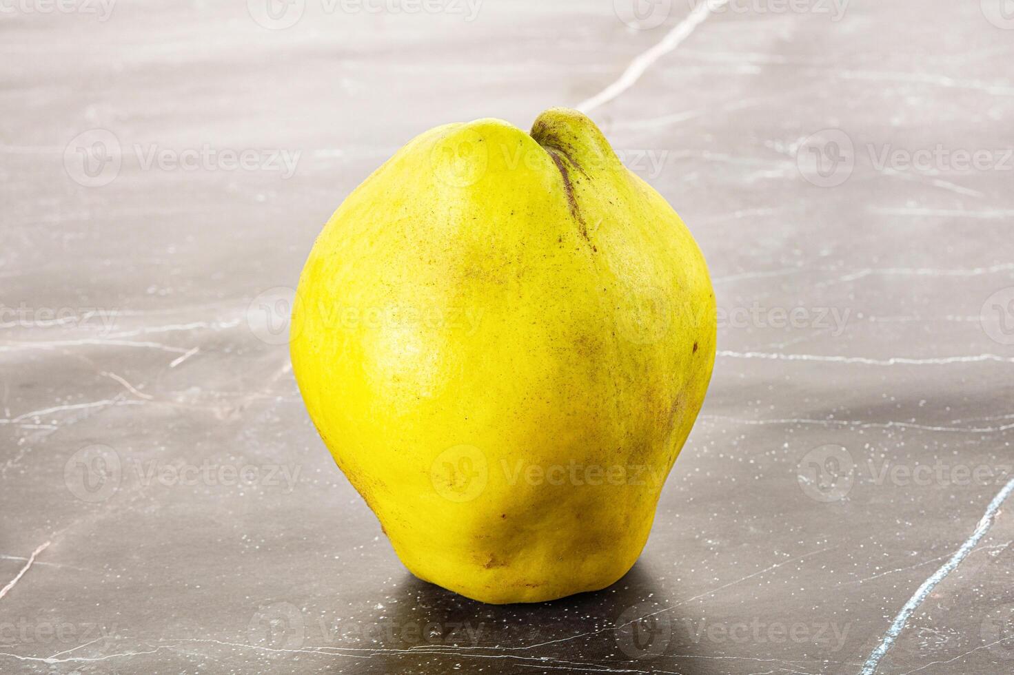 Ripe sweet organic quince fruit photo