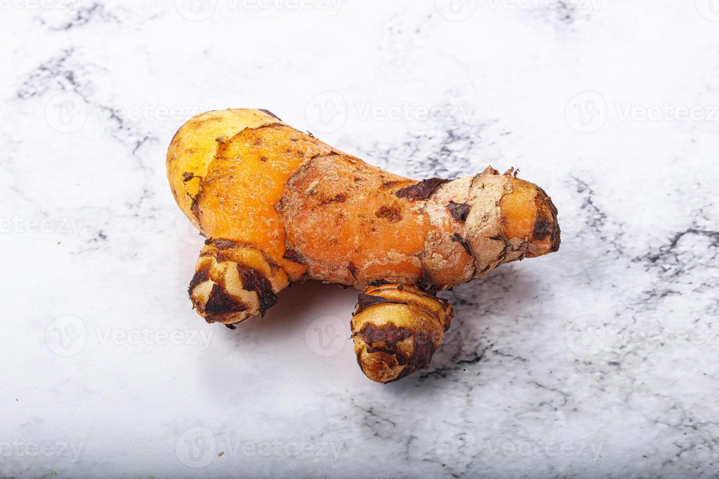 Fresh curcuma root for cooking photo