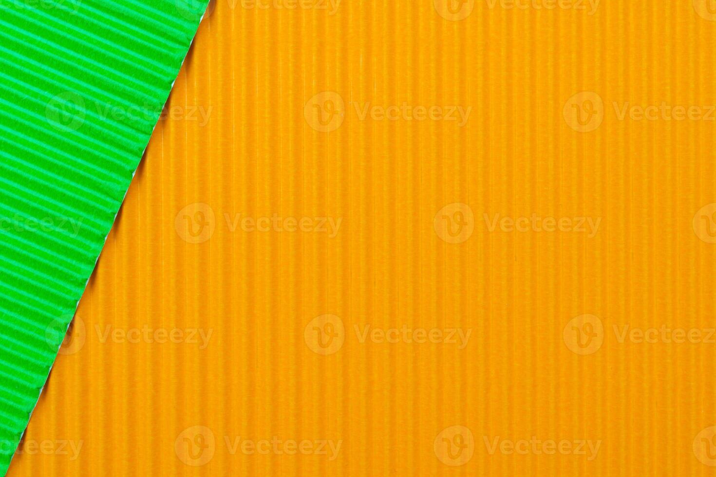Abstract corrugated paper background. Rough decorative paper texture. photo