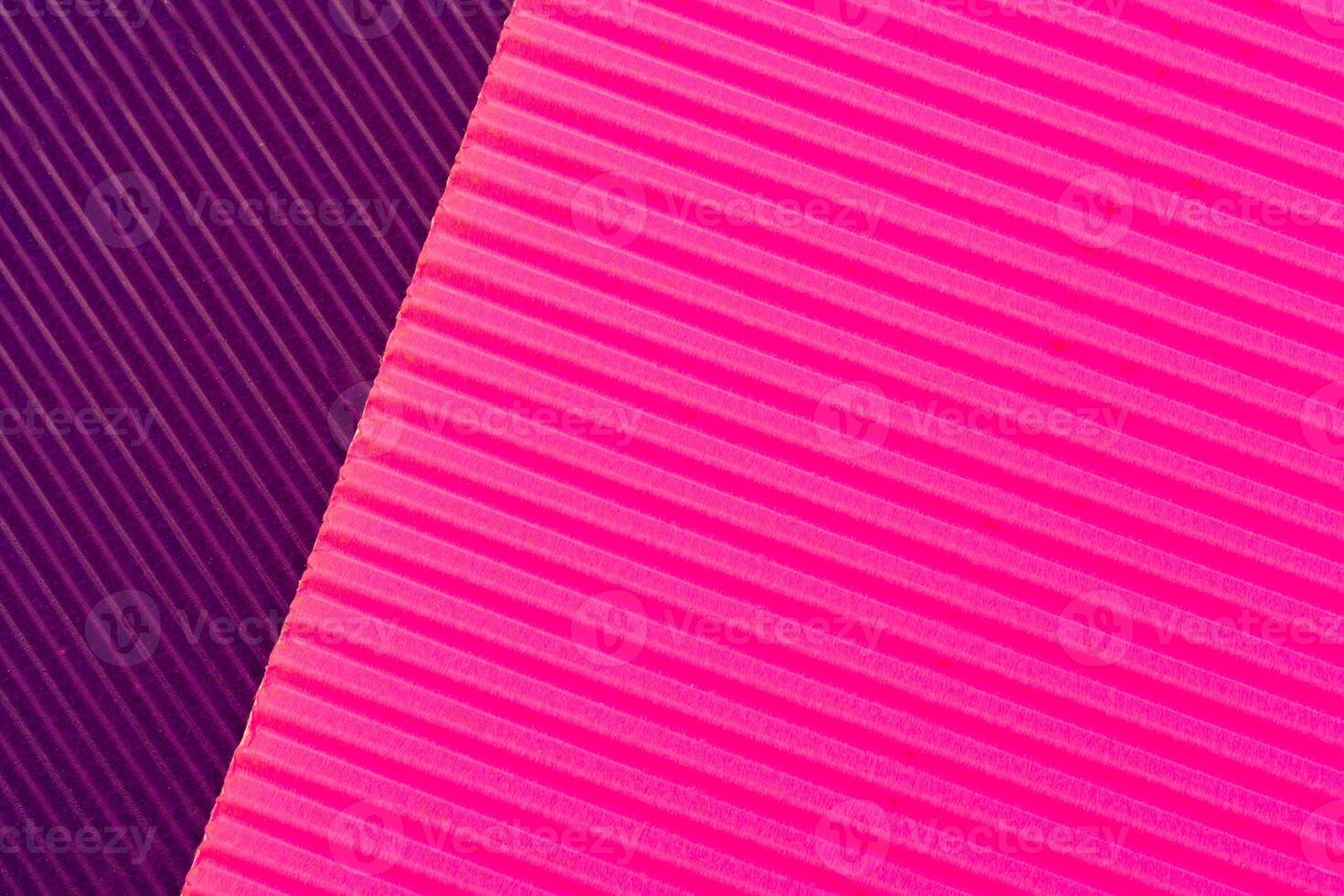 Abstract corrugated paper background. Rough decorative paper texture. photo