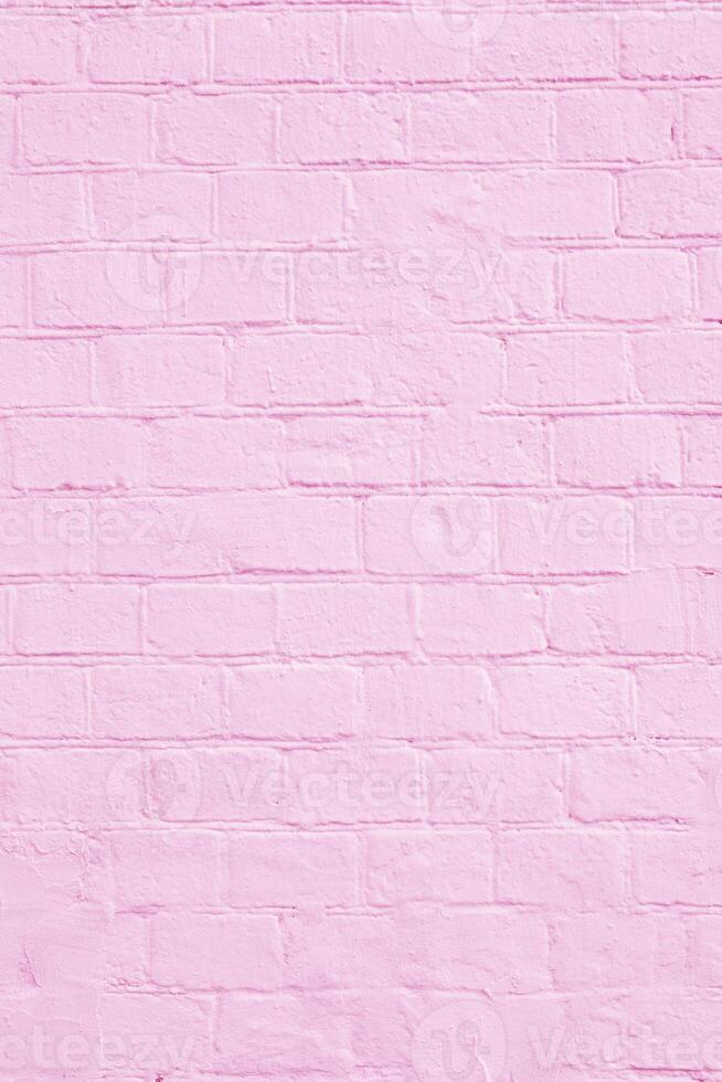 The background of the old pink brick wall for design interior and various scenes or as a background for interviews. photo