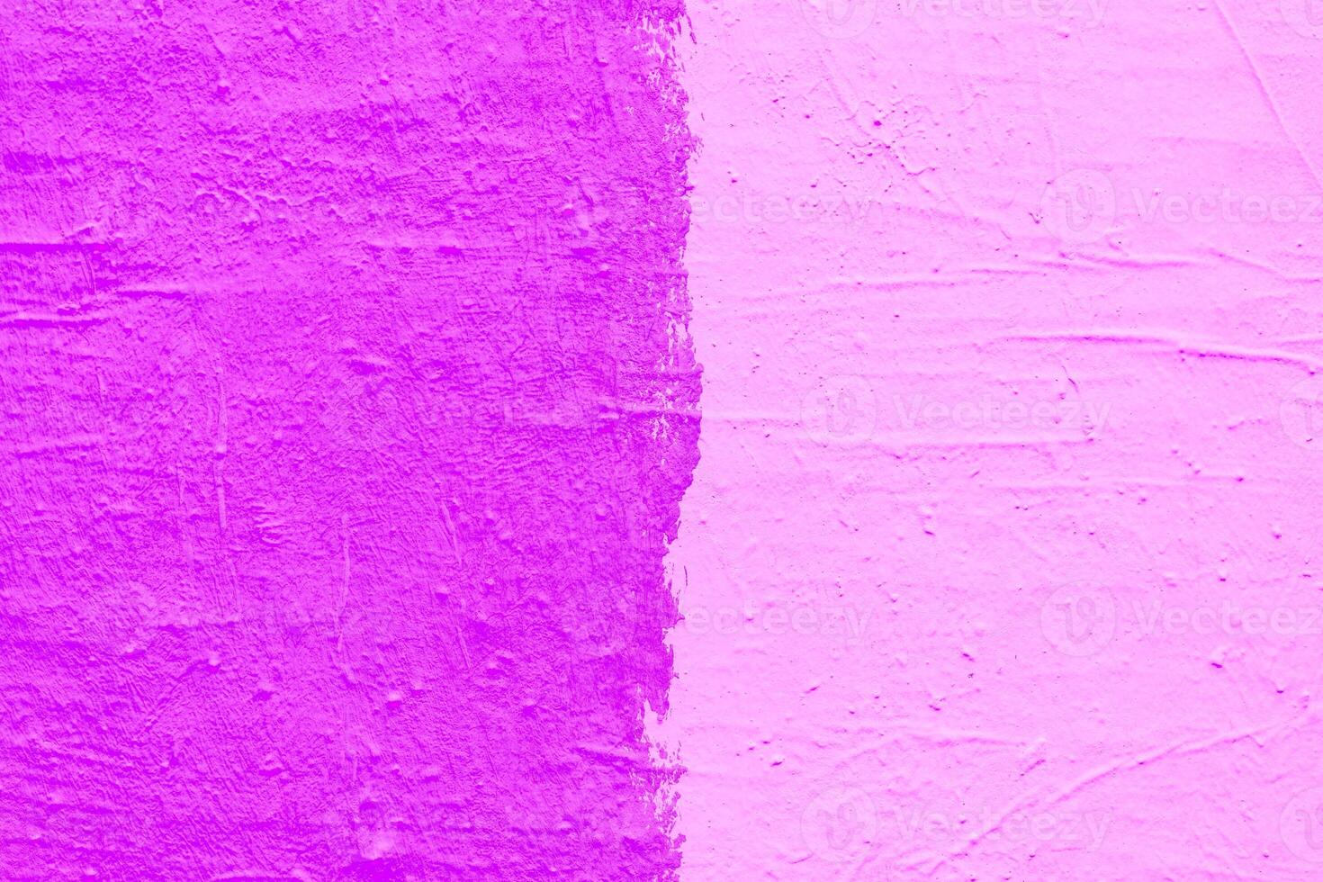 Pink paint texture. Interior of a modern loft. Abstract bright background. The facade of an old house. Divided in half. photo