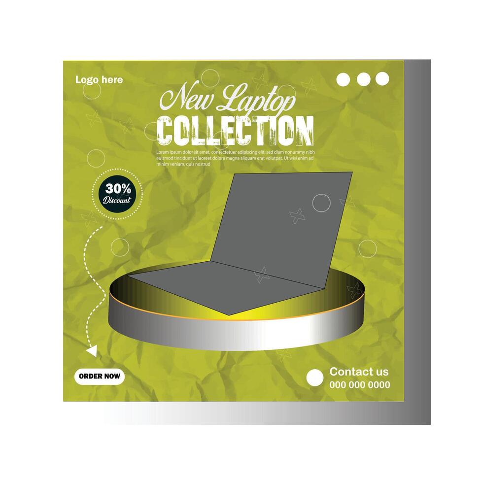 New social media product design. vector