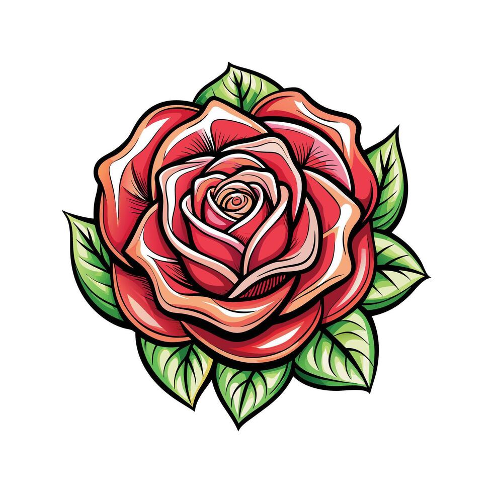 Colorful Flower Art, Icons vector