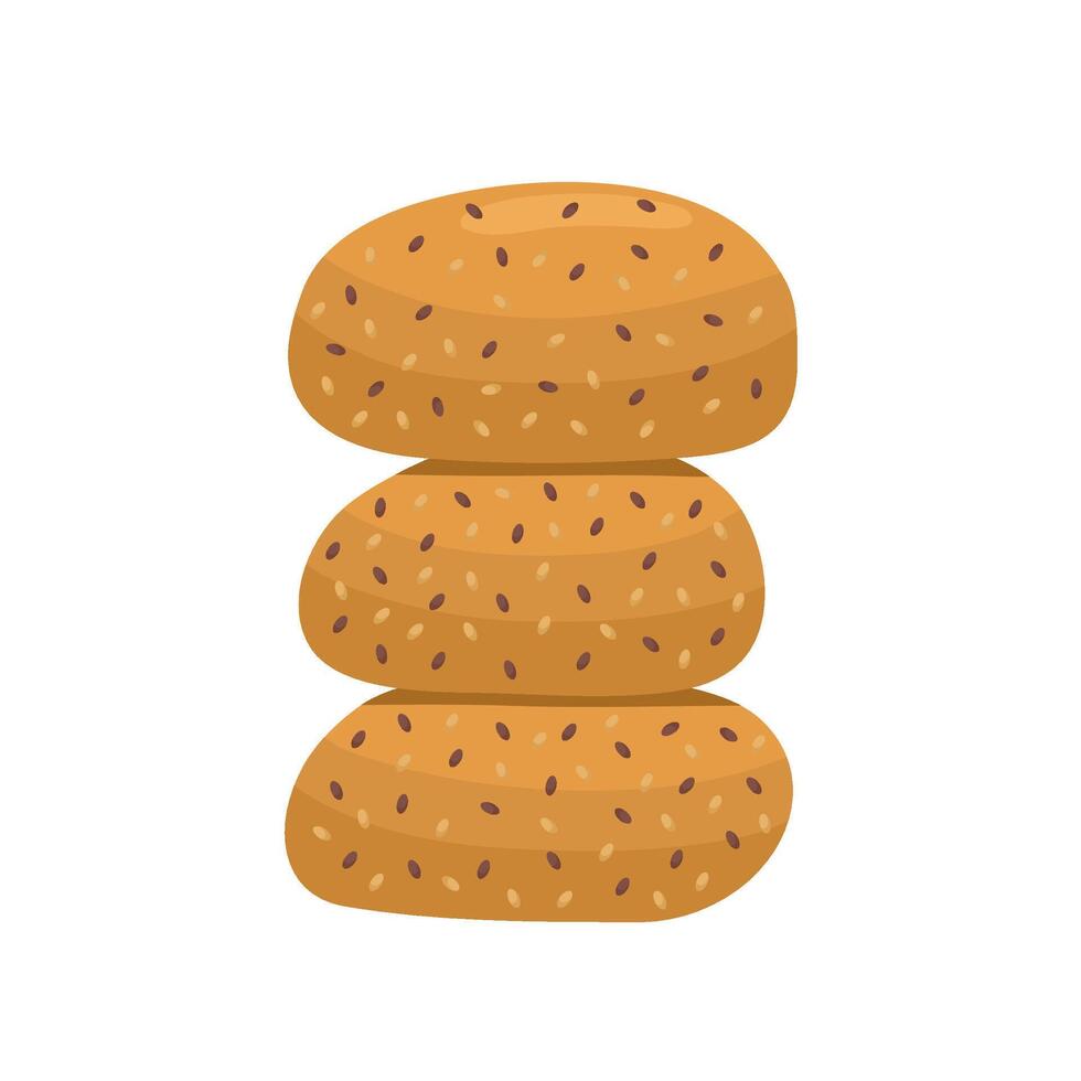 Tasty Cookies Flat vector