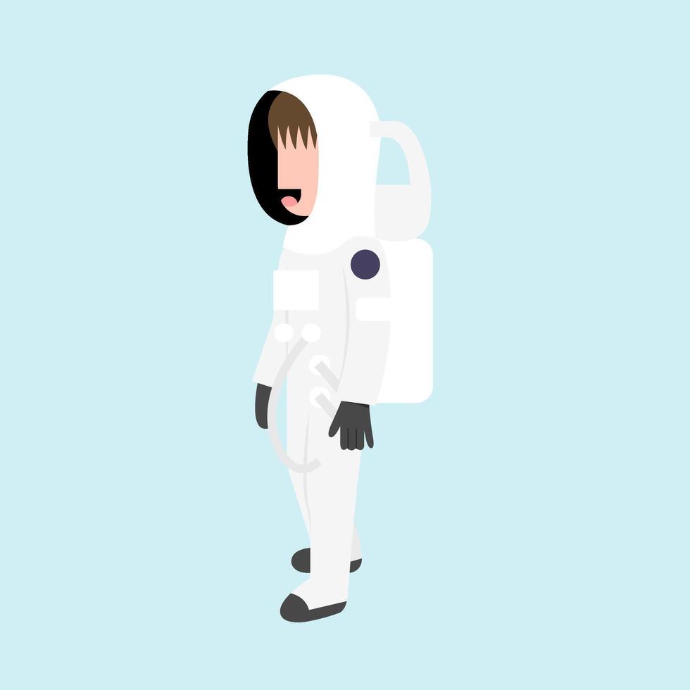Astronaut Little Boy vector
