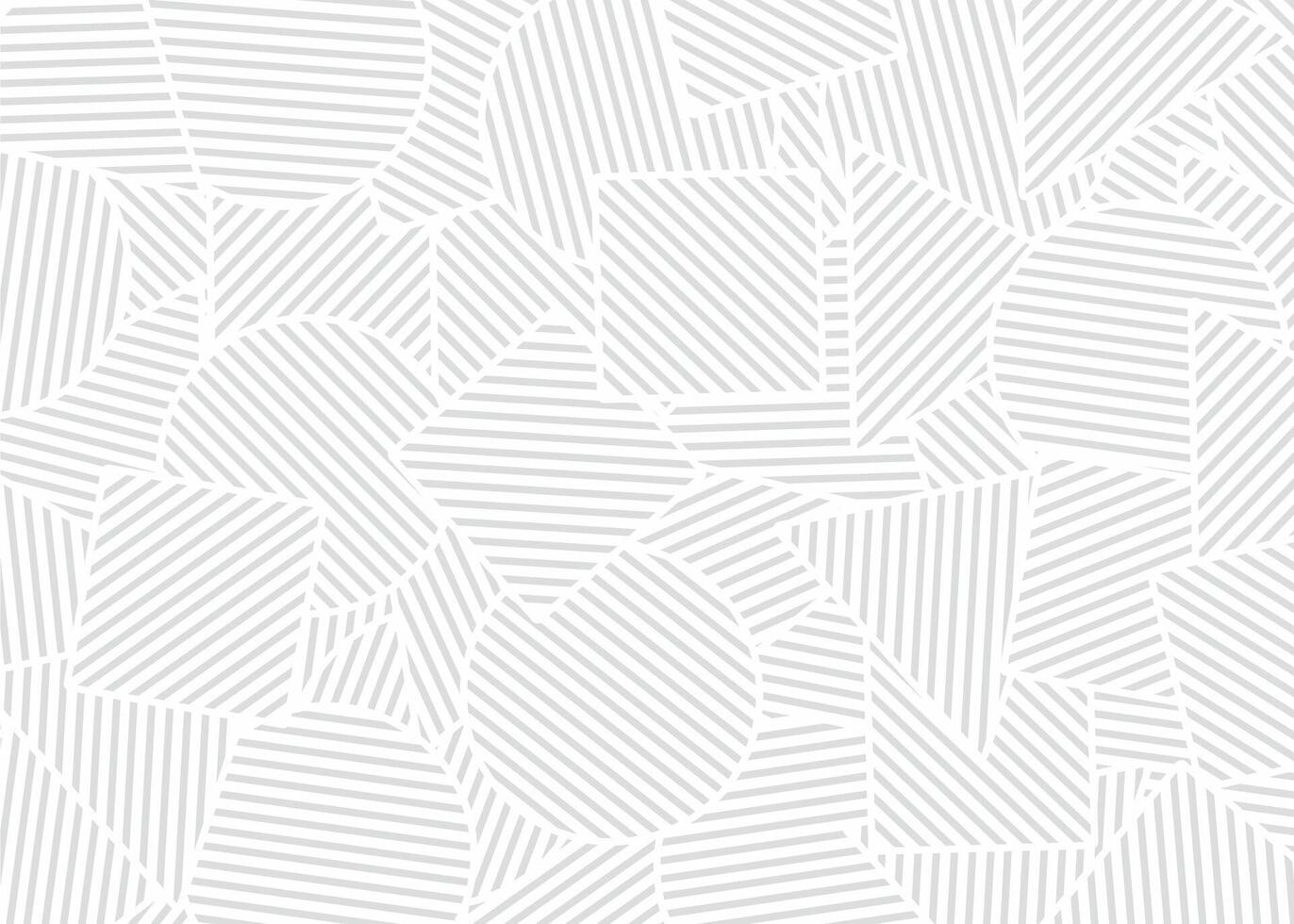 Abstract geometric white pattern vector