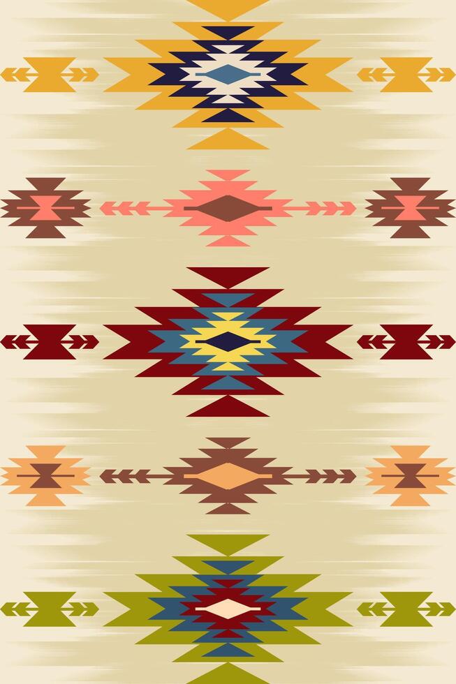 Geometric ethnic pattern. Geometric ethnic pattern, Native American tribal fabric design for clothing, textile, wrapping, background, wallpaper, carpet, embroidery, illustration vector
