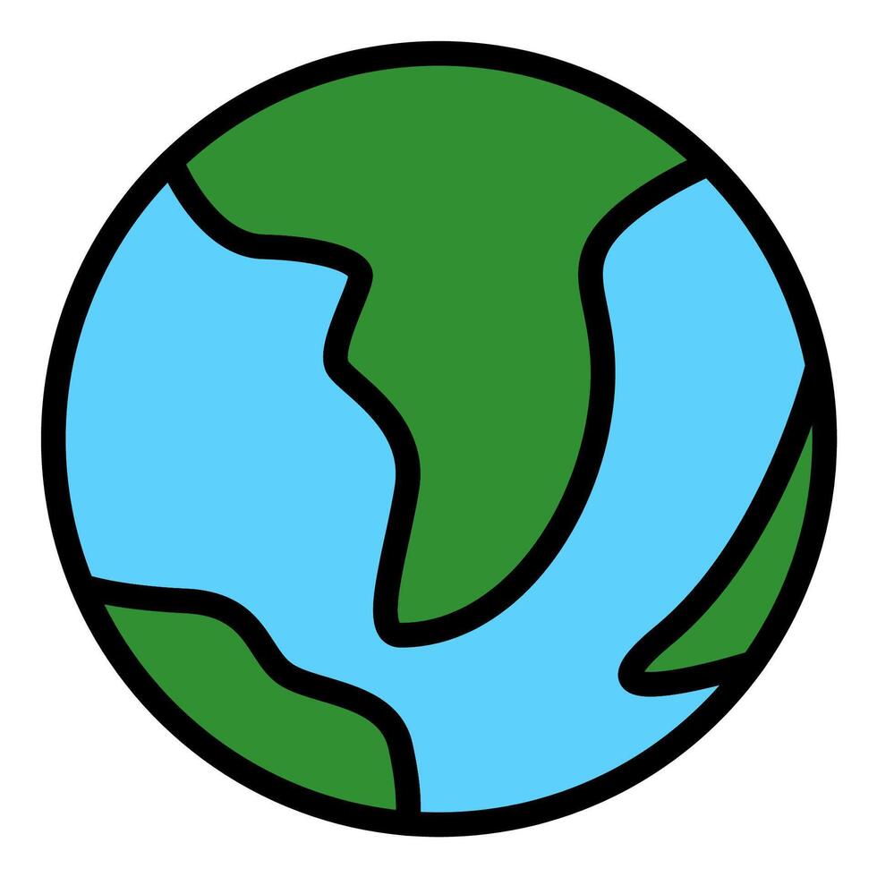 Earth for Space Icon vector