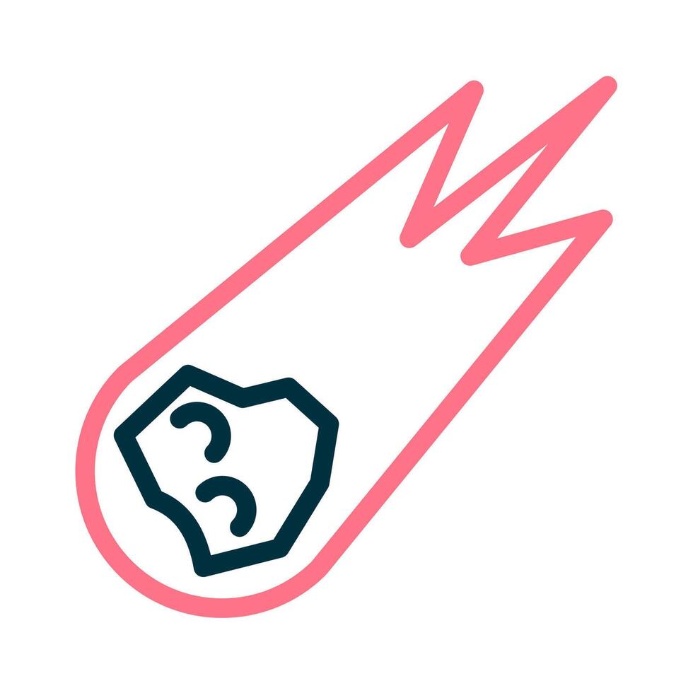 Comet for Space Icon vector
