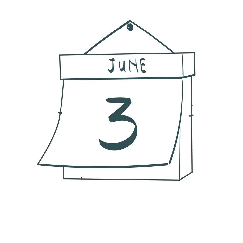 Calendar for Back to School Icon vector