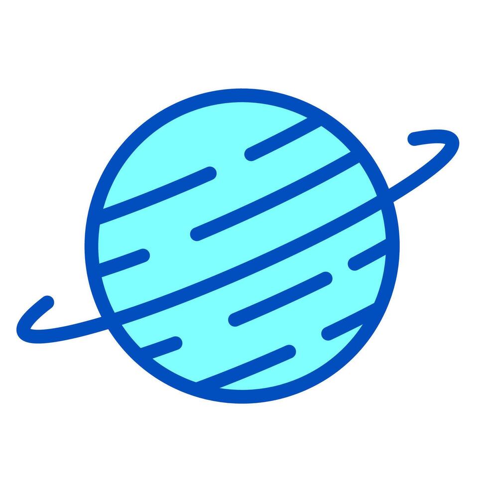 Uranus for Space Icon vector
